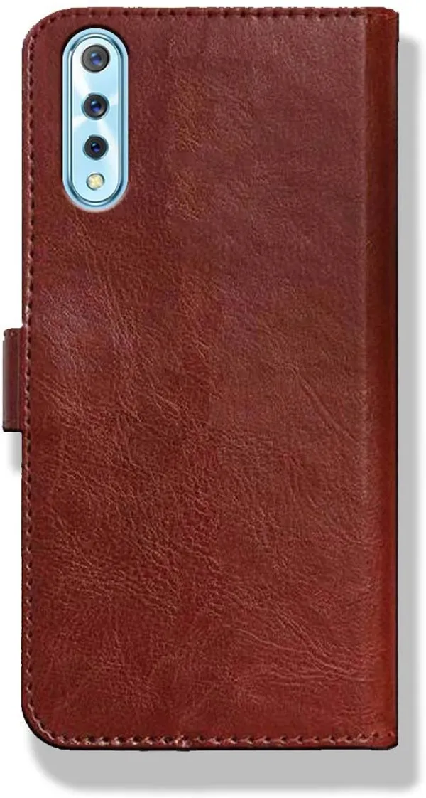 Brown_Leather_Vivo_S1&Vivo_Z1x_Flip_Cover