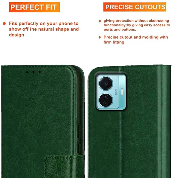 Green_Artificial_Leather_Vivo_T1_44W_Back_Cover
