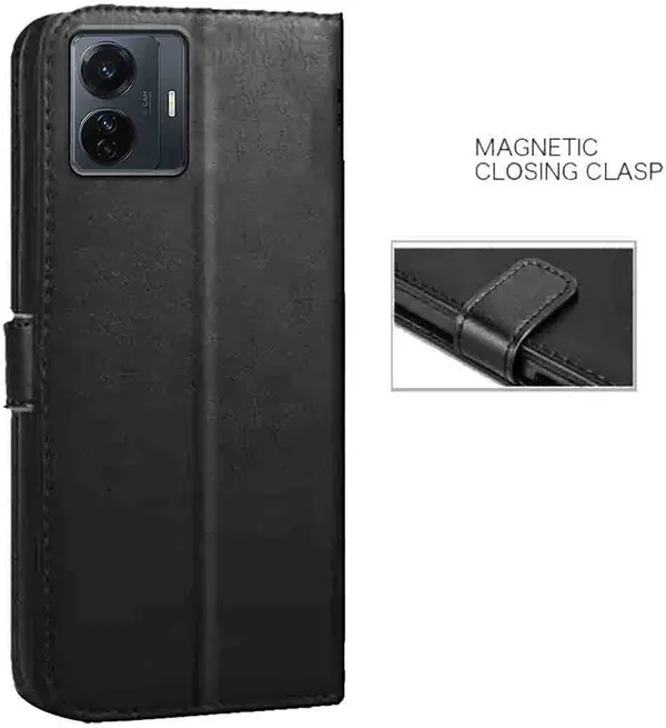 Black_Artificial_Leather_Vivo_T1_Pro_Back_Cover