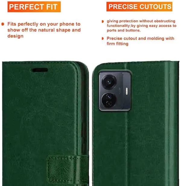 Green_Artificial_Leather_Vivo_T1_Pro_Back_Cover
