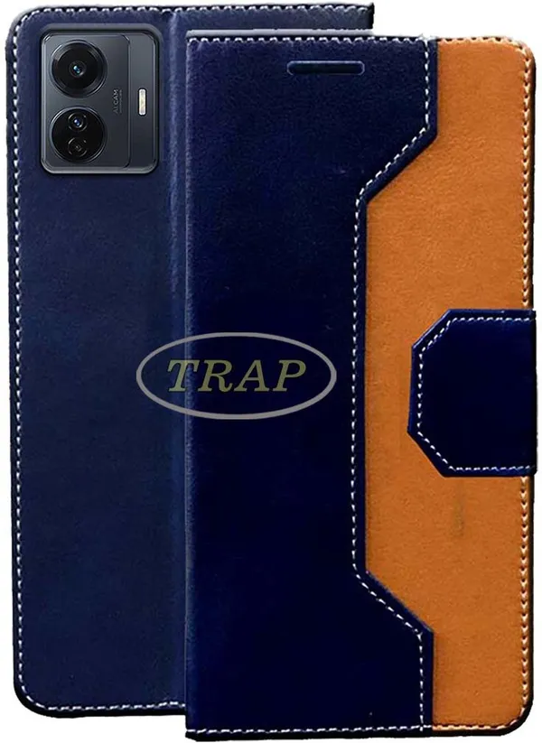 Multicolor_Artificial_Leather_Vivo_T1_Pro_Back_Cover