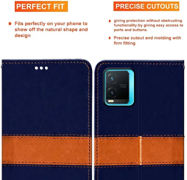 Multicolor_Artificial_Leather_Vivo_T1X_Back_Cover