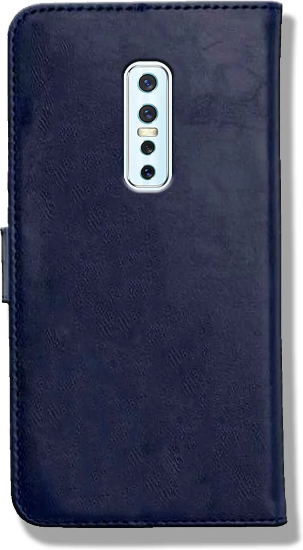 Blue_Leather_Vivo_V17_Pro_Flip_Cover
