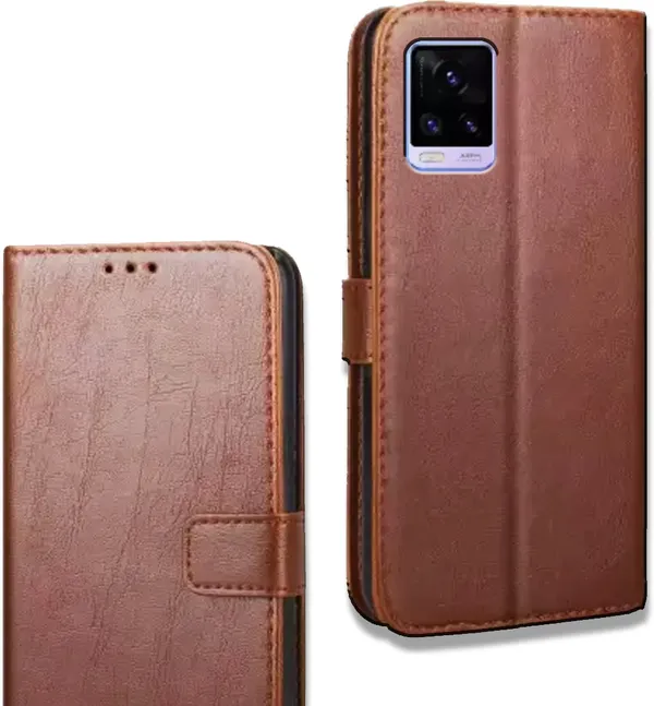 Brown_Leather_Vivo_V20_Flip_Cover