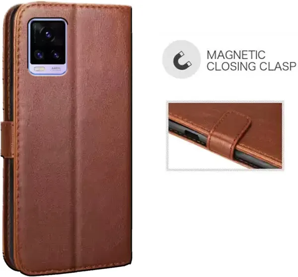 Brown_Leather_Vivo_V20_Flip_Cover