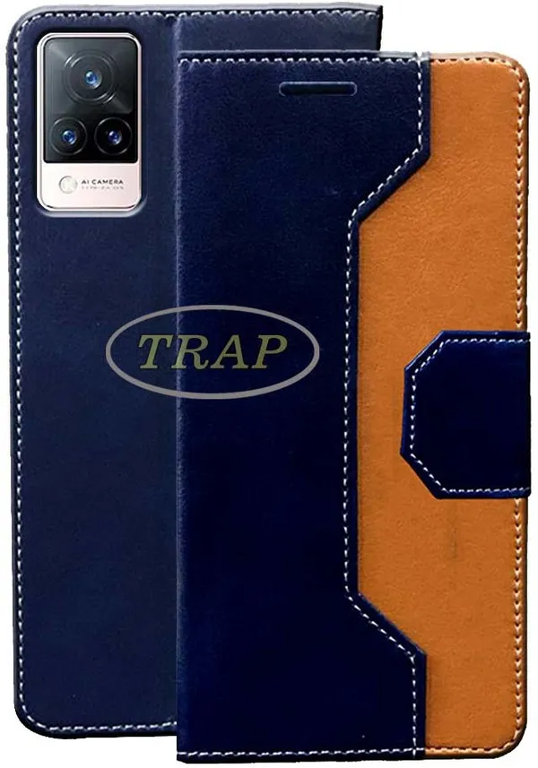 Multicolor_Artificial_Leather_Vivo_V21_5G_Flip_Cover