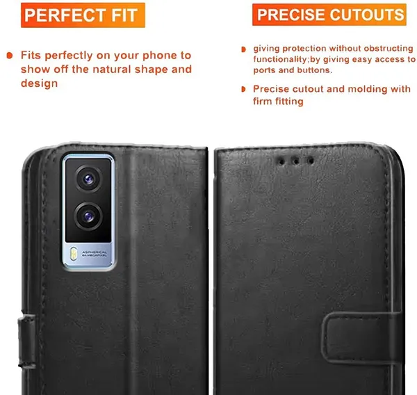 Black_Artificial_Leather_Vivo_V21E_5G_Back_Cover