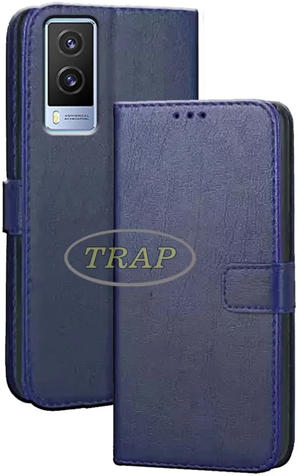 Blue_Artificial_Leather_Vivo_V21E_5G_Back_Cover