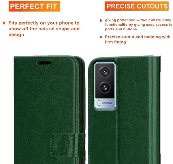 Green_Artificial_Leather_Vivo_V21E_5G_Back_Cover