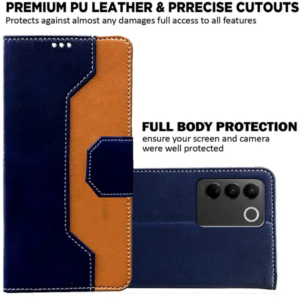 Multicolor_Artificial_Leather_Vivo_V27_5G&Vivo_V27_Pro_5G_Back_Cover