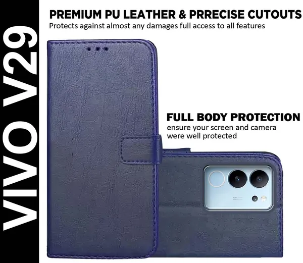 Blue_Artificial_Leather_Vivo_V29_Back_Cover