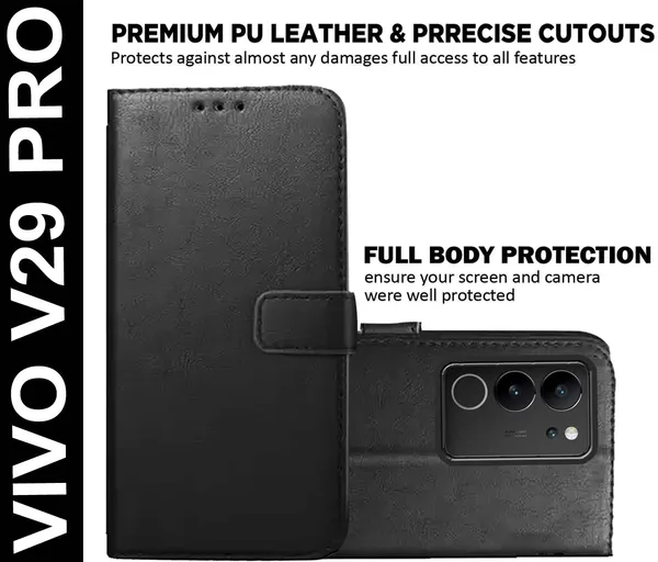 Black_Artificial_Leather_Vivo_V29_Pro_Back_Cover