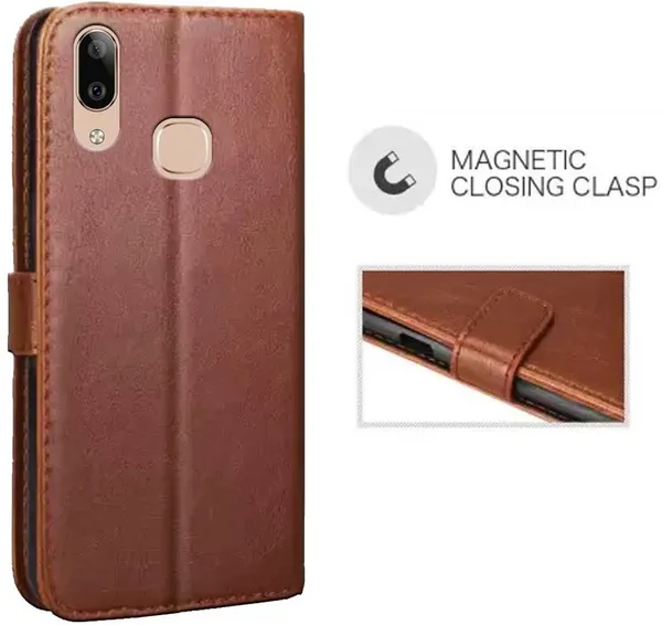 Brown_Artificial_Leather_Vivo_V9_Pro_Flip_Cover