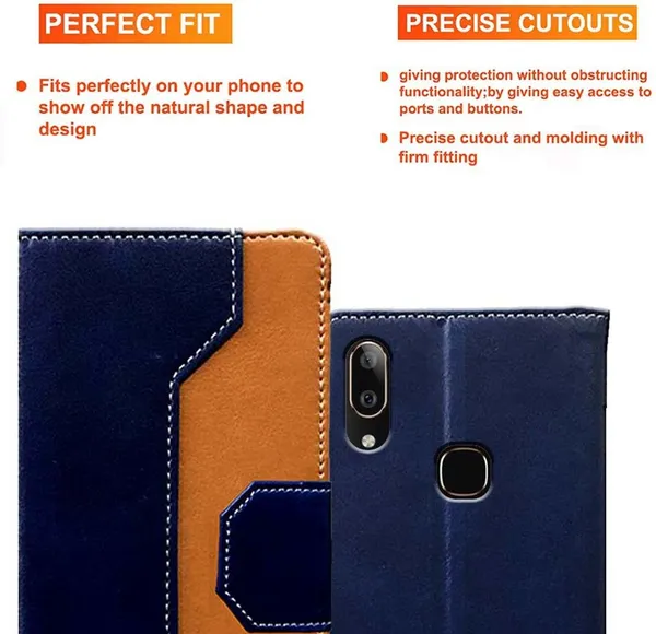 Multicolor_Artificial_Leather_Vivo_V9_Pro_Flip_Cover
