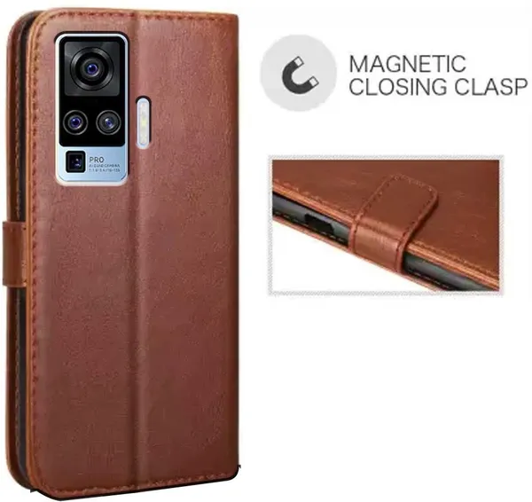 Brown_Leather_Vivo_X50_Pro_Flip_Cover
