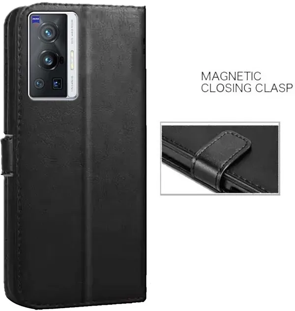 Black_Artificial_Leather_Vivo_X70_Pro_Back_Cover
