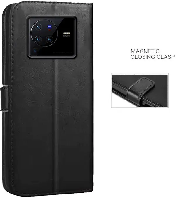 Black_Artificial_Leather_Vivo_X80_Back_Cover