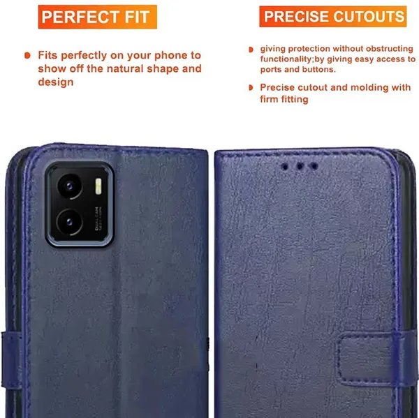Blue_Artificial_Leather_Vivo_Y01_Back_Cover