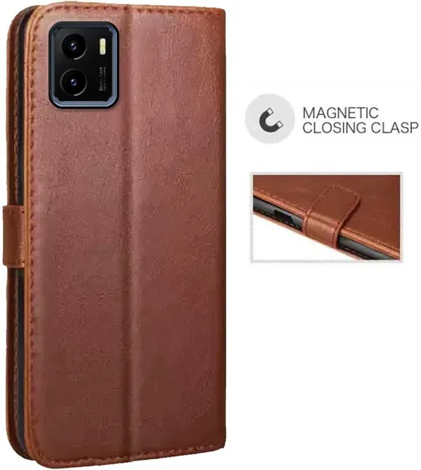 Brown_Artificial_Leather_Vivo_Y01_Back_Cover