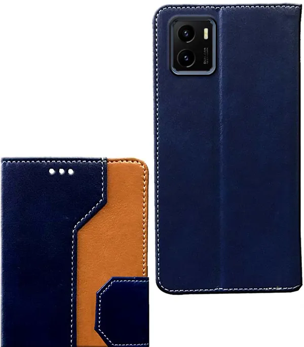 Multicolor_Artificial_Leather_Vivo_Y01_Back_Cover