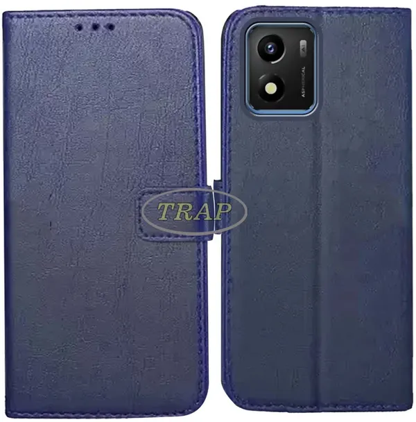 Blue_Artificial_Leather_Vivo_Y01A_Back_Cover