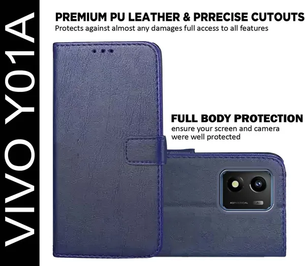 Blue_Artificial_Leather_Vivo_Y01A_Back_Cover