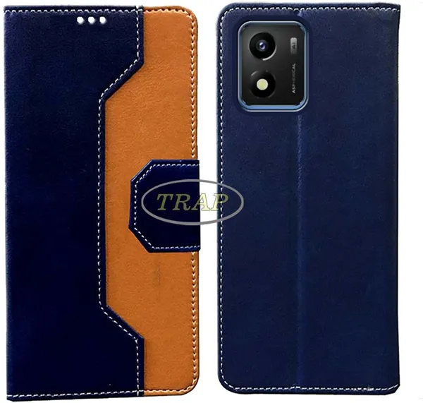 Multicolor_Artificial_Leather_Vivo_Y01A_Back_Cover