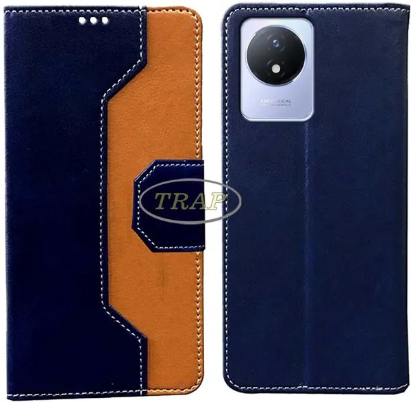 Multicolor_Artificial_Leather_Vivo_Y02_Back_Cover