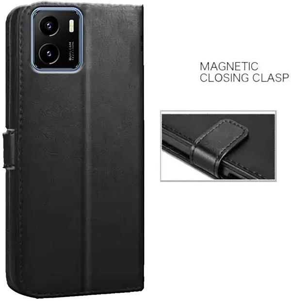 Black_Artificial_Leather_Vivo_Y15S_Back_Cover