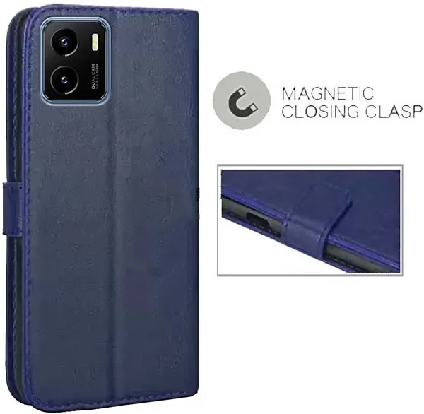 Blue_Artificial_Leather_Vivo_Y15S_Back_Cover