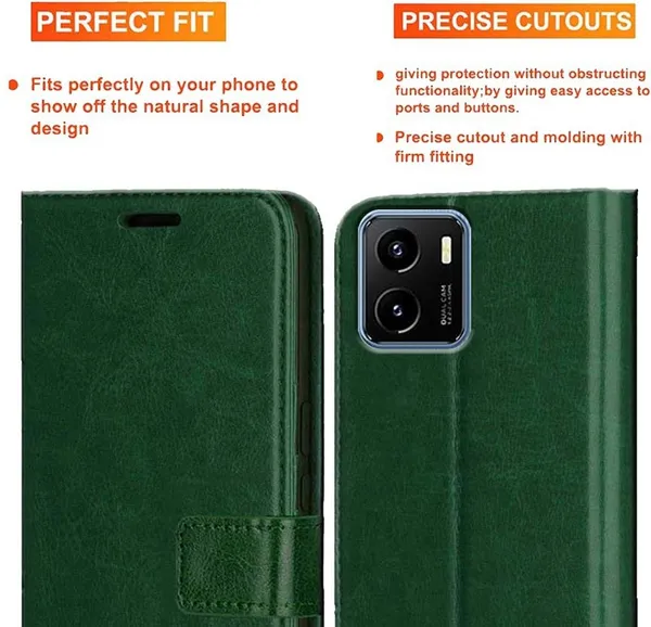 Green_Artificial_Leather_Vivo_Y15S_Back_Cover