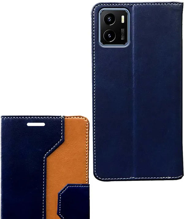 Multicolor_Artificial_Leather_Vivo_Y15S_Back_Cover