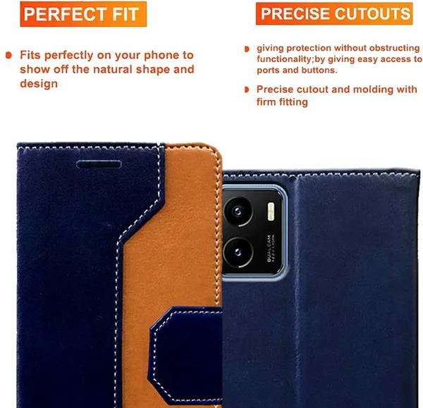Multicolor_Artificial_Leather_Vivo_Y15S_Back_Cover