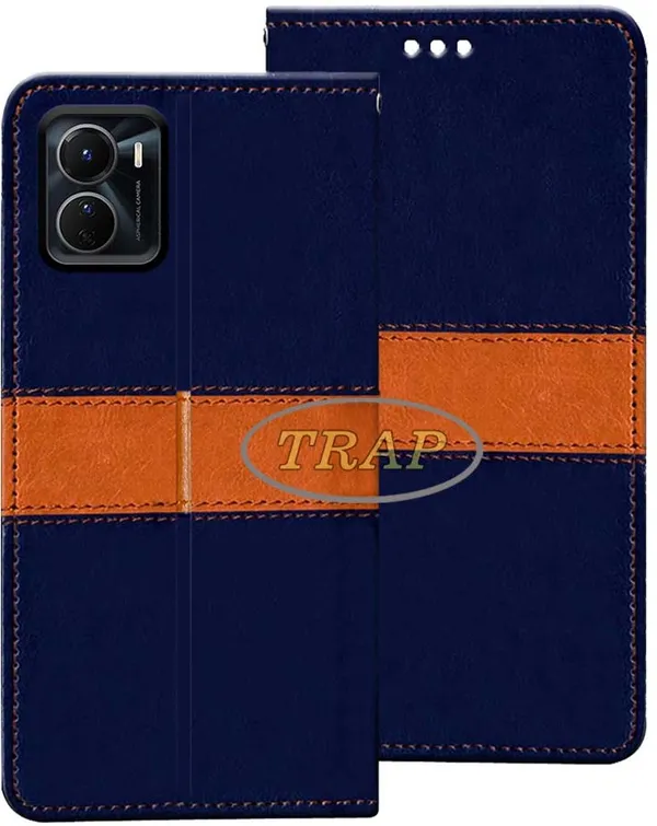 Multicolor_Artificial_Leather_Vivo_Y16&Vivo_T2X_5G_Back_Cover
