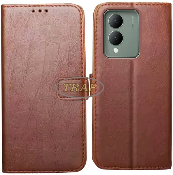 Brown_Artificial_Leather_Vivo_Y17S_Back_Cover