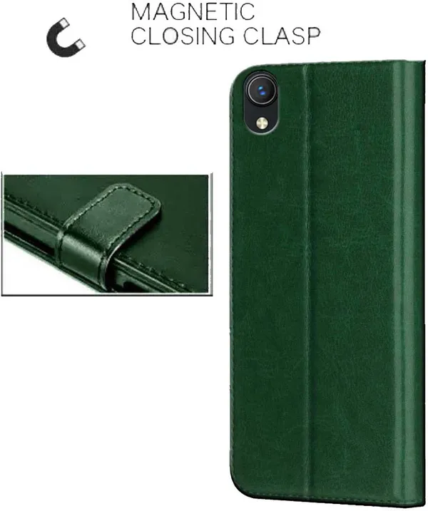 Green_Artificial_Leather_Vivo_Y1S_2021_Back_Cover
