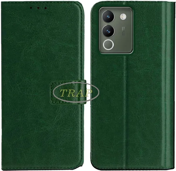 Green_Artificial_Leather_Vivo_Y200_5G_Back_Cover