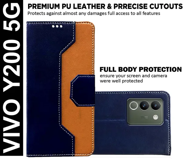 Multicolor_Artificial_Leather_Vivo_Y200_5G_Back_Cover
