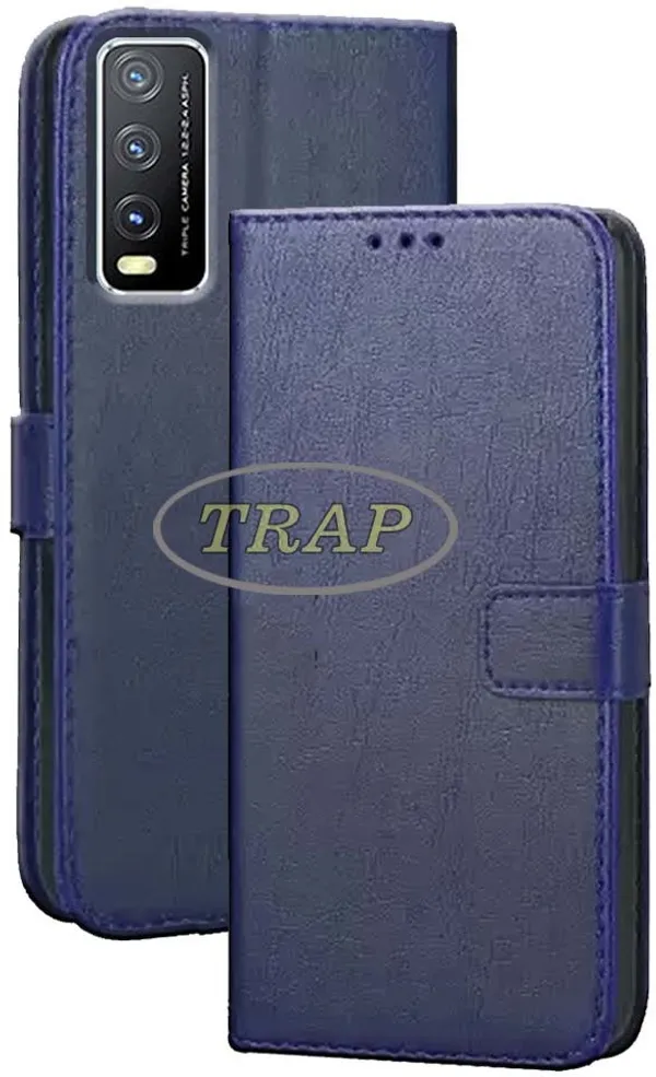 Blue_Artificial_Leather_Vivo_Y20G_Back_Cover