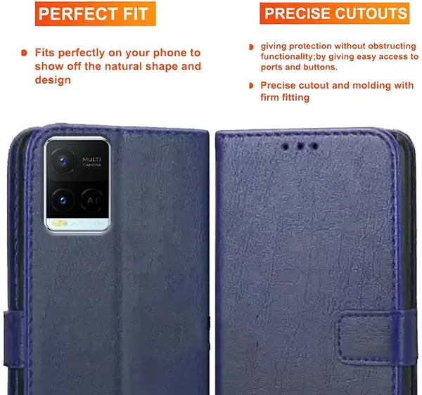 Blue_Artificial_Leather_Vivo_Y21A_Back_Cover