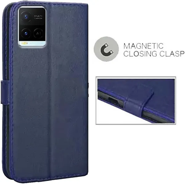 Blue_Artificial_Leather_Vivo_Y21A_Back_Cover