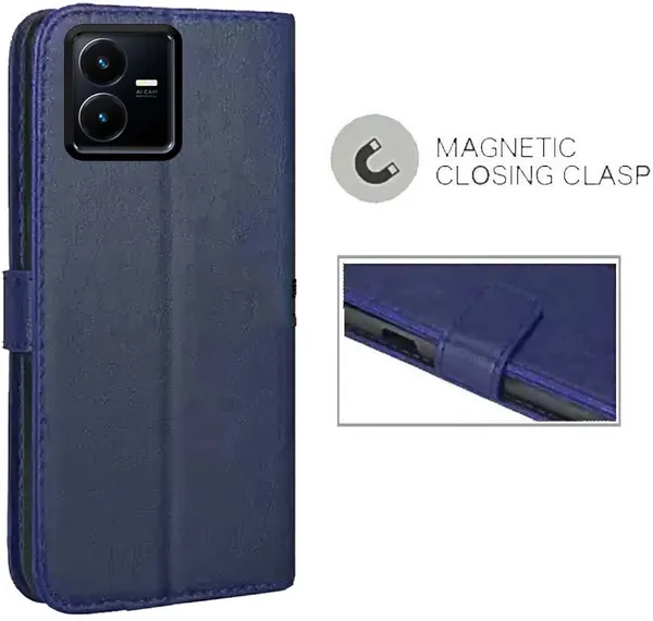 Blue_Artificial_Leather_Vivo_Y22_Back_Cover