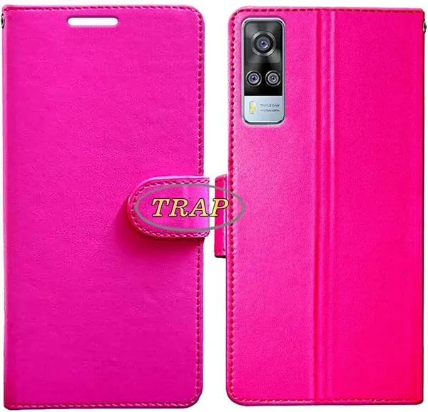 Pink_Artificial_Leather_Vivo_Y31_(2021)_Back_Cover