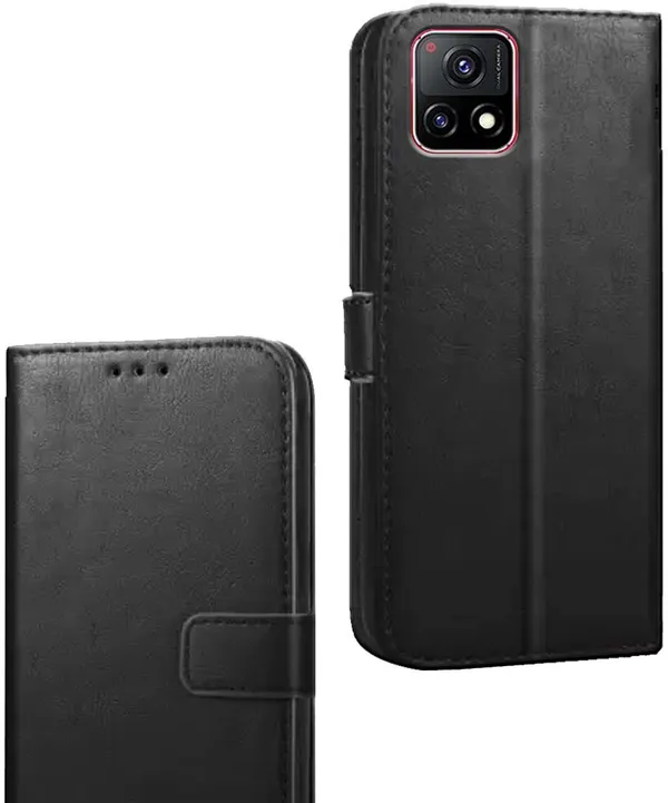Black_Artificial_Leather_Vivo_Y31S_Flip_Cover