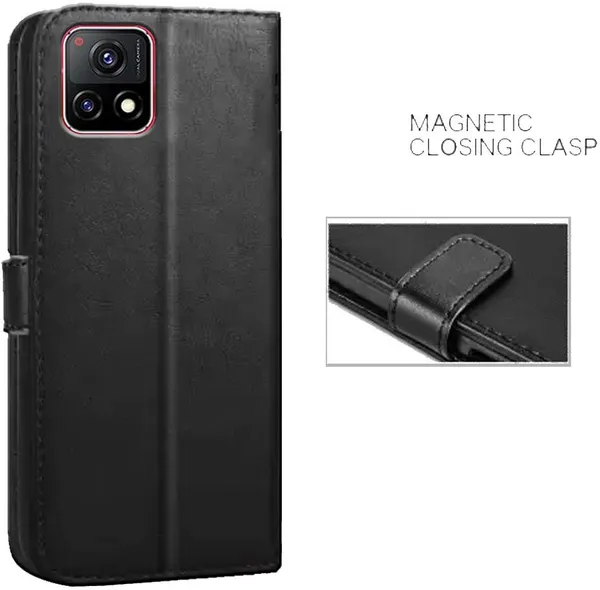 Black_Artificial_Leather_Vivo_Y31S_Flip_Cover