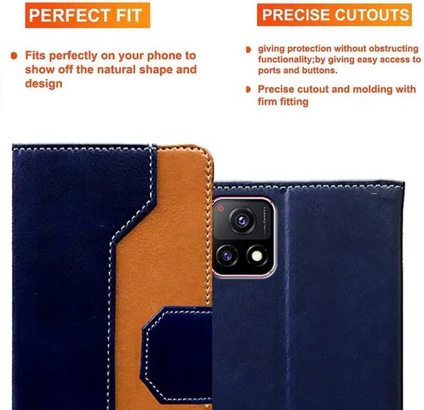Multicolor_Artificial_Leather_Vivo_Y31S_Flip_Cover