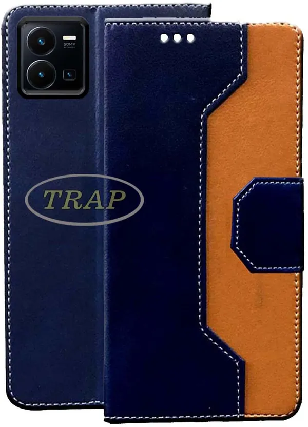 Multicolor_Artificial_Leather_Vivo_Y35_4G_Back_Cover