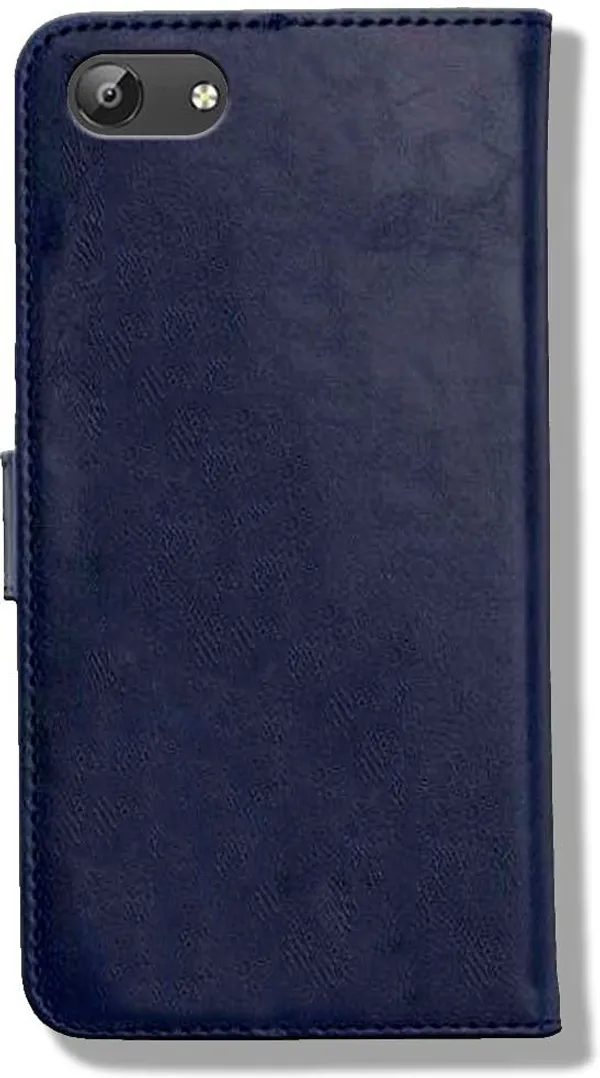 Blue_Leather_VIVO_Y69_Flip_Cover