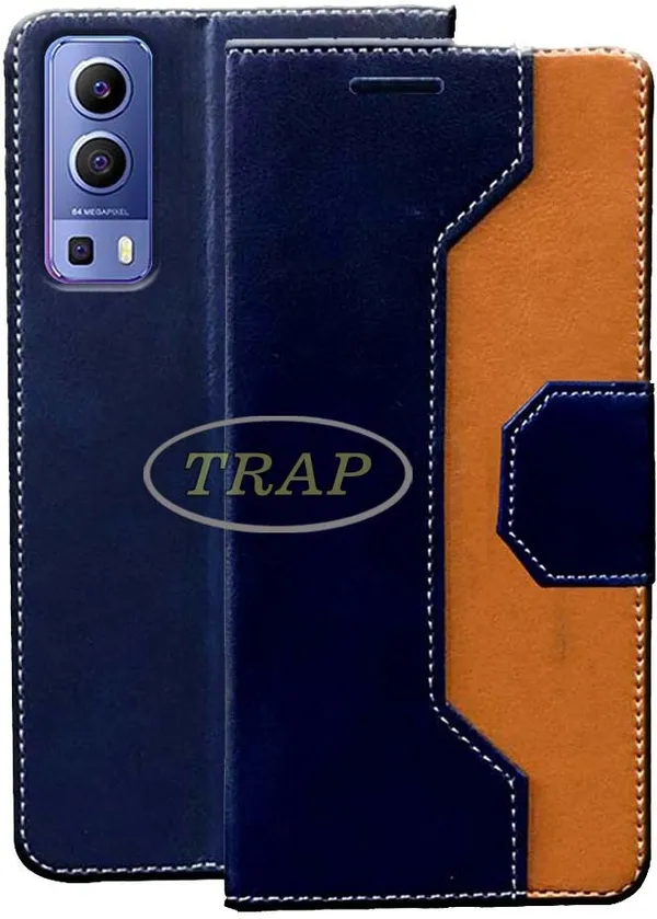 Multicolor_Artificial_Leather_Vivo_Y72_5G_Back_Cover