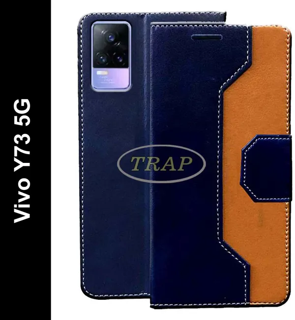 Multicolor_Artificial_Leather_Vivo_Y73_5G_Flip_Cover